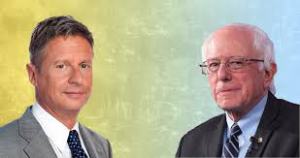 Bernie Sanders and Gary Johnson are miles apart!